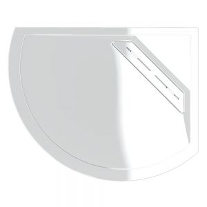 Kudos Connect2 Right Hand Offset Curved Shower Tray 1000 x 810mm C2T10081CRH