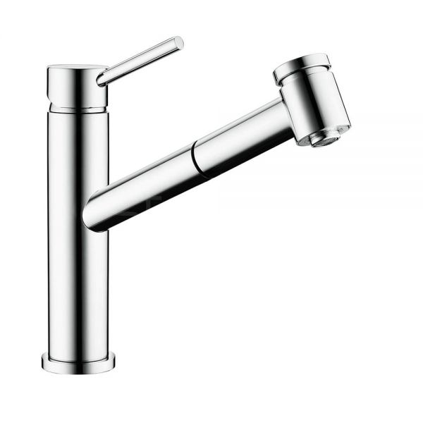 Clearwater Larissa Single Lever Chrome Pull Out Kitchen Sink Mixer Tap