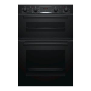 Bosch Serie 4 60cm Black Built In Double Oven