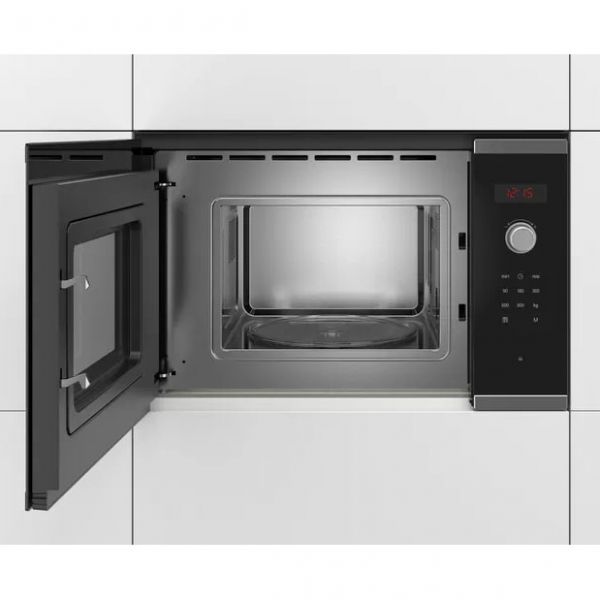 Bosch Serie 4 Black and Stainless Steel Built In Microwave 800W #3