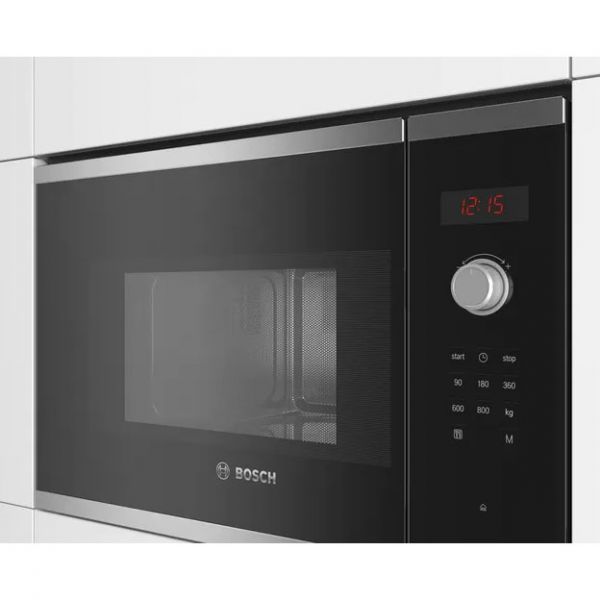 Bosch Serie 4 Black Built In Microwave 800W LBS71002