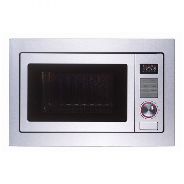Prima Framed Stainless Steel Built In Microwave and Grill