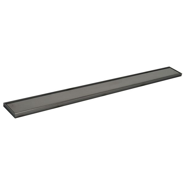 JTP Elite Brushed Black 600mm Linear Shower Drain