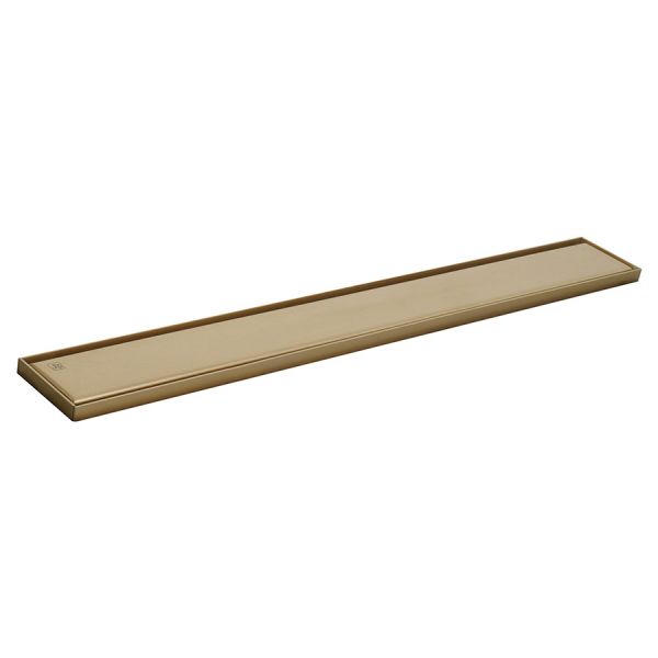 JTP Elite Brushed Brass 600mm Linear Shower Drain