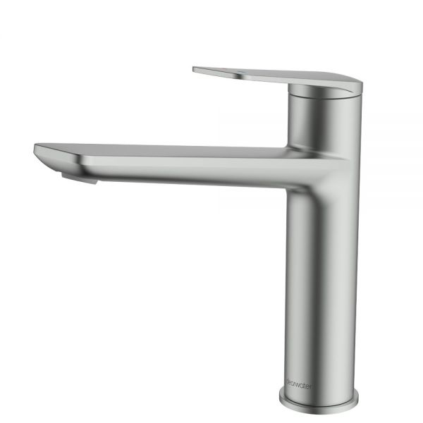 Clearwater Levant Single Lever Brushed Nickel Monobloc Kitchen Sink Mixer Tap