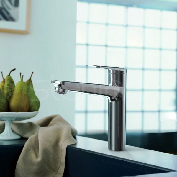 Clearwater Levant Single Lever Chrome Pull Out Monobloc Kitchen Sink Mixer Tap #4