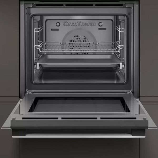 Neff N50 60cm Black and Stainless Steel Built In Single Oven #3