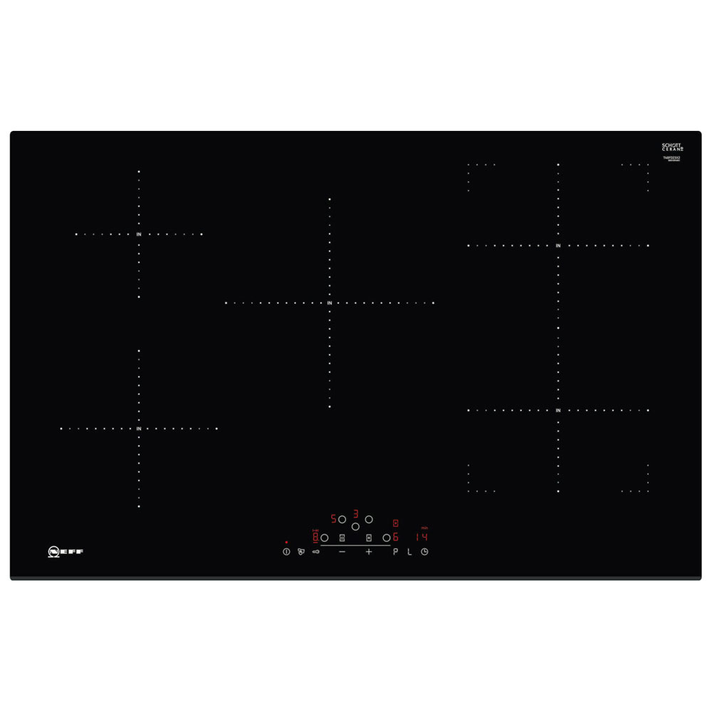 Neff N70 80cm Black Built In Induction Hob LNE31027
