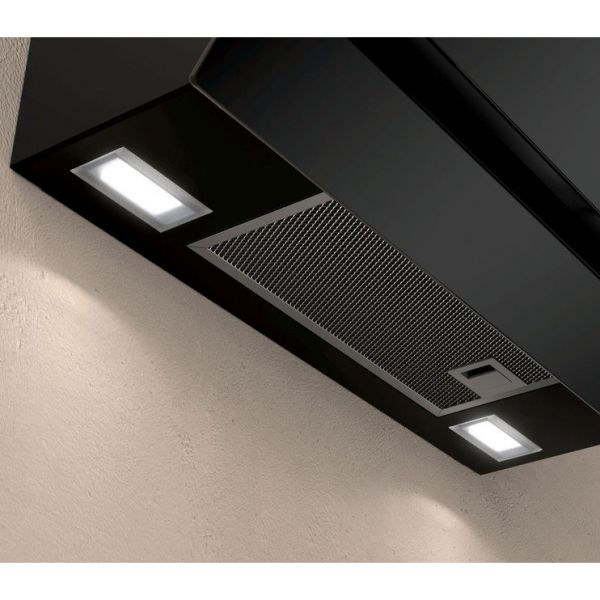 Neff N50 60cm Black Angled Glass Wall Mounted Chimney Hood #2