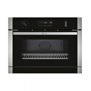 Neff N50 60cm Black Built In 1000W Microwave with Steam Function
