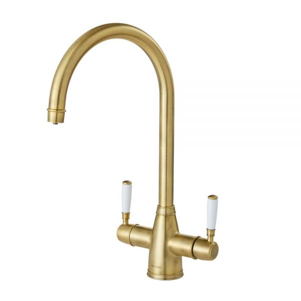 Clearwater Longdon Brushed Bronze 4 in 1 Boiling Hot Water Kitchen Mixer Tap