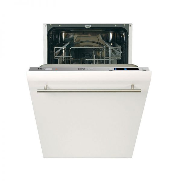 Prima White Fully Integrated 10 Place Slimline Dishwasher