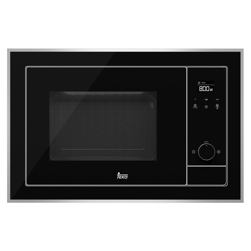 Black 700W Output Microwave Oven 