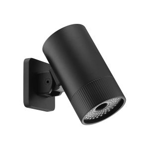 JTP Lumen Matt Black Wall Mounted Shower Head