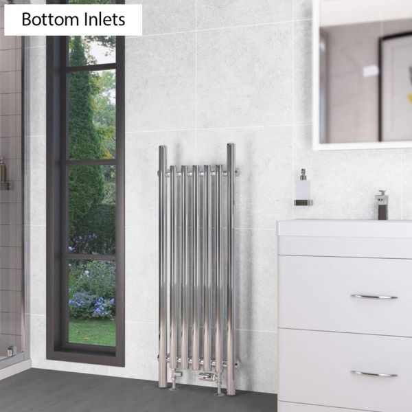 Eastbrook Lambourne 1200 x 420 Chrome Designer Radiator #2