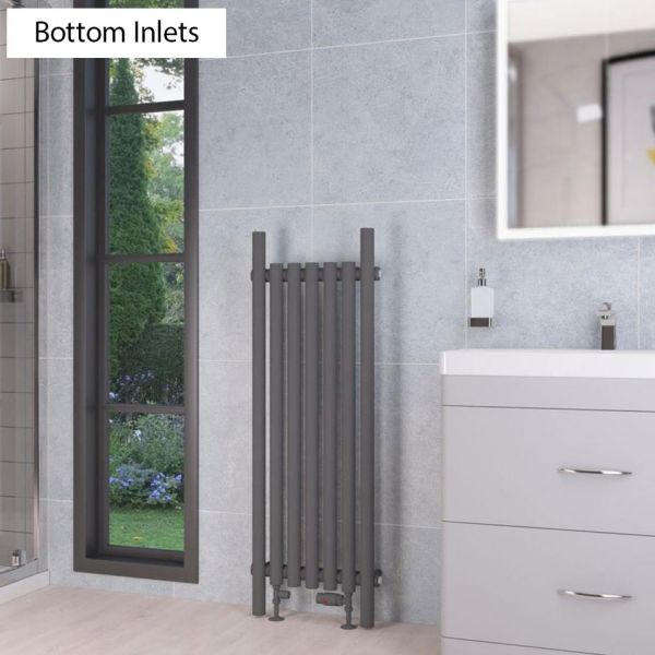 Eastbrook Lambourne 1200 x 420 Matt Anthracite Designer Radiator #2