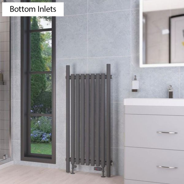 Eastbrook Lambourne 1200 x 540 Matt Anthracite Designer Radiator #2