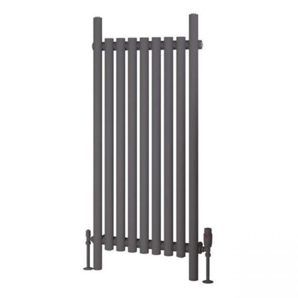 Eastbrook Lambourne 1200 x 540 Matt Anthracite Designer Radiator
