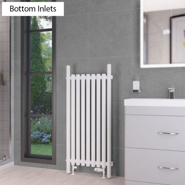 Eastbrook Lambourne 1200 x 540 Matt White Designer Radiator #2