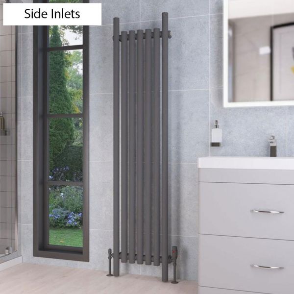 Eastbrook Lambourne 1800 x 420 Matt Anthracite Designer Radiator #3