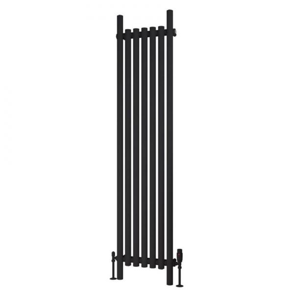 Eastbrook Lambourne 1800 x 420 Matt Black Designer Radiator