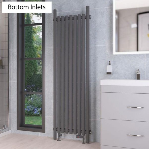 Eastbrook Lambourne 1800 x 540 Matt Anthracite Designer Radiator #2