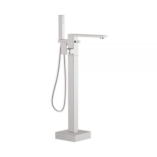 Apex Lanza Chrome Floor Standing Bath Shower Mixer Tap