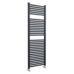 Riviera Lazzarini Roma 1512 x 500 Anthracite Ladder Towel Rail