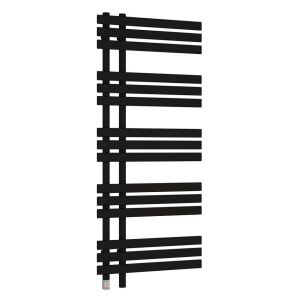 Eastbrook Loddon Dry Element 1200 x 500 Matt Black Electric Towel Rail