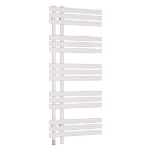 Eastbrook Loddon Dry Element 1200 x 500 Matt White Electric Towel Rail