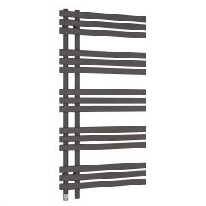 Eastbrook Loddon Dry Element 1200 x 600 Matt Anthracite Electric Towel Rail