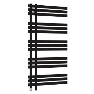 Eastbrook Loddon Dry Element 1200 x 600 Matt Black Electric Towel Rail
