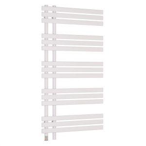 Eastbrook Loddon Dry Element 1200 x 600 Matt White Electric Towel Rail