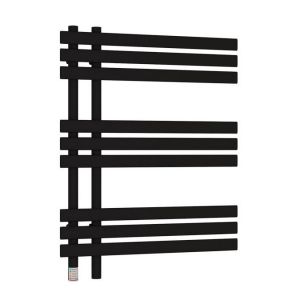 Eastbrook Loddon Dry Element 780 x 600 Matt Black Electric Towel Rail