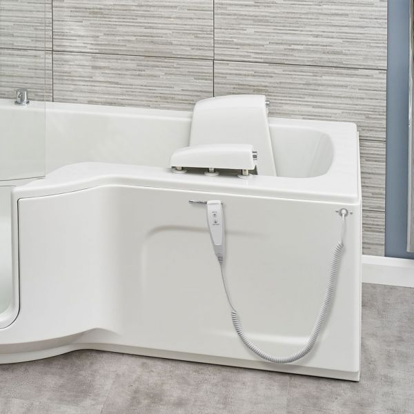 Louisiana 1500 Easy Access Walk In Shower Bath with Glass Door Powered Seat and Bath Screen #6