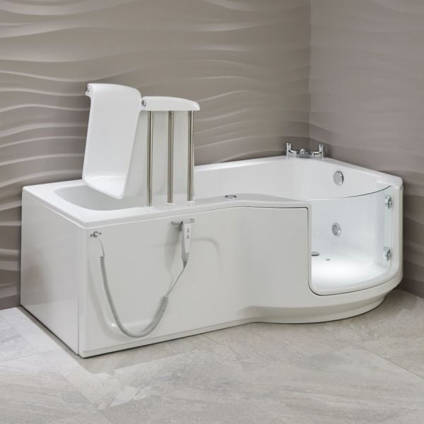 Louisiana 1500 Easy Access Walk In Bath with Glass Door and Powered Seat #6