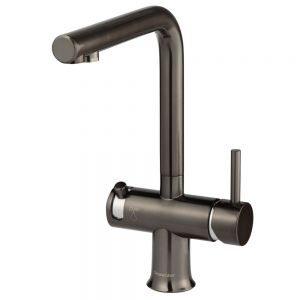 Clearwater Malin Brushed Gun Metal Filtered Water Kitchen Sink Mixer Tap