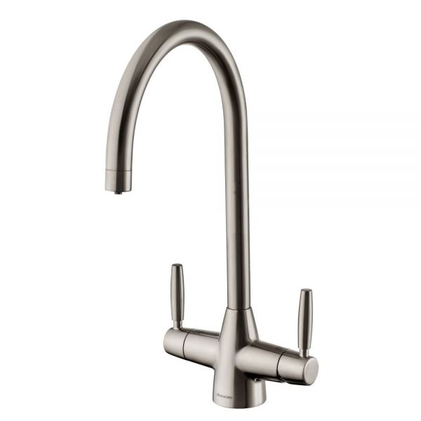Clearwater Madra Brushed Nickel 4 in 1 Boiling Hot Water Kitchen Mixer Tap
