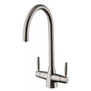 Clearwater Madra Brushed Nickel 4 in 1 Boiling Hot Water Kitchen Mixer Tap