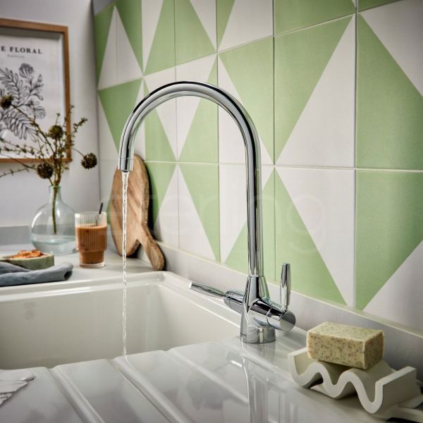 Clearwater Madra Chrome 4 in 1 Boiling Hot Water Kitchen Mixer Tap #3