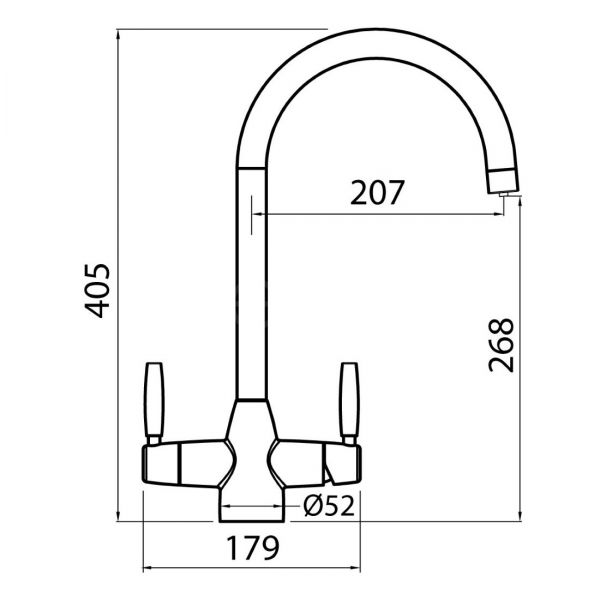 Clearwater Madra Matt Black 4 in 1 Boiling Hot Water Kitchen Mixer Tap #4