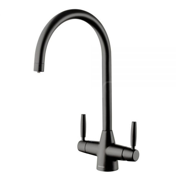 Clearwater Madra Matt Black 4 in 1 Boiling Hot Water Kitchen Mixer Tap