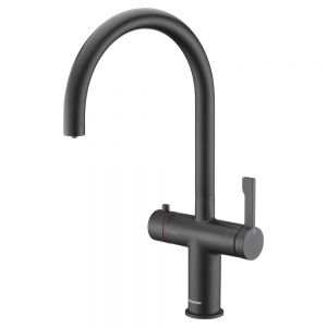 Clearwater Magus 3 Matt Black 3 in 1 Boiling Hot Water Kitchen Mixer Tap