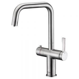 Clearwater Magus 3 U Brushed Nickel 3 in 1 Boiling Hot Water Kitchen Mixer Tap