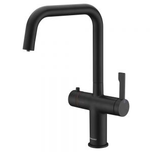 Clearwater Magus 3 U Matt Black 3 in 1 Boiling Hot Water Kitchen Mixer Tap