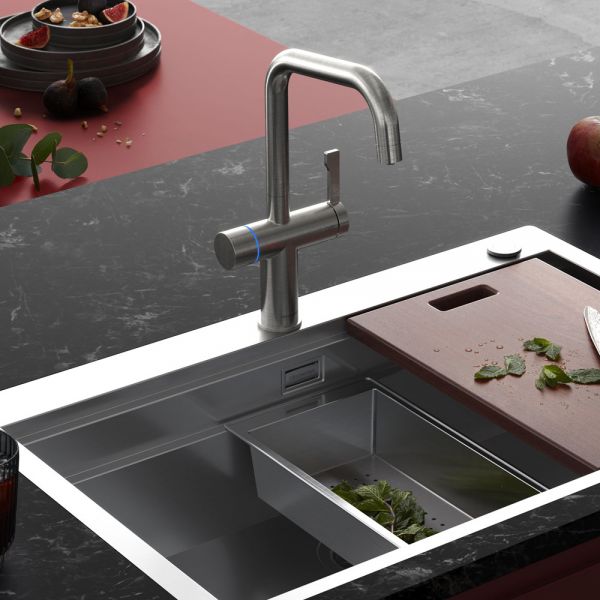 Clearwater Magus 4 U Brushed Nickel 4 in 1 Boiling Hot Water Kitchen Mixer Tap #2