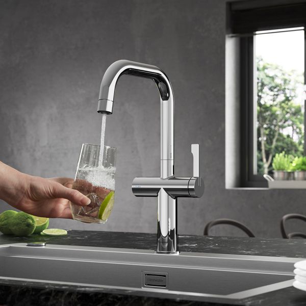 Clearwater Mariner Chrome Filtered Water Kitchen Sink Mixer Tap #3