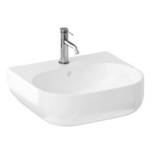 Britton Milan White 500mm Wall Hung Basin