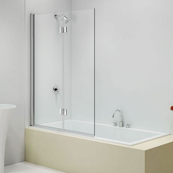 Merlyn Two Panel Folding Bath Screen MB13