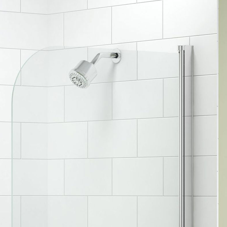 Merlyn Single Curved Easy Fit Bath Screen MB1FLEX MB1FLEX